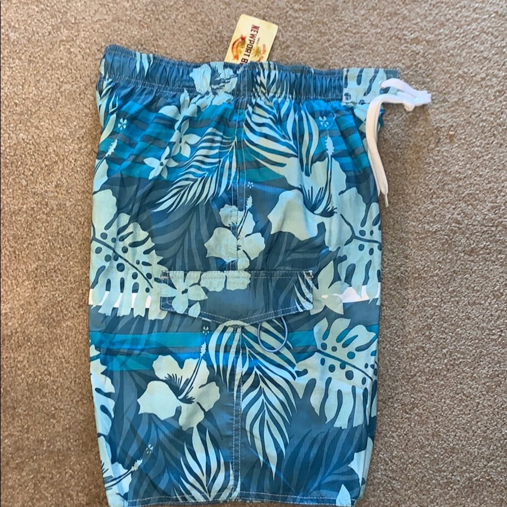 Newport Blue swim trunks board shorts men’s S
